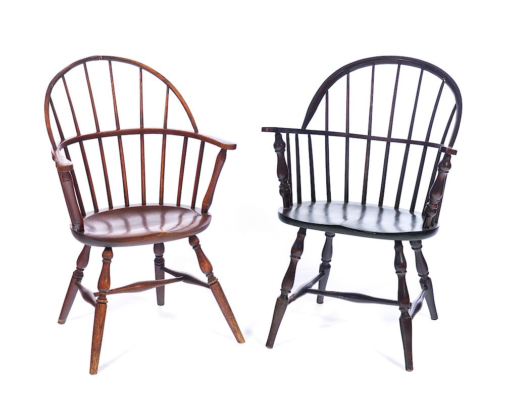 Appraisal: Windsor Chairs Good condition with normal wear Please Email or