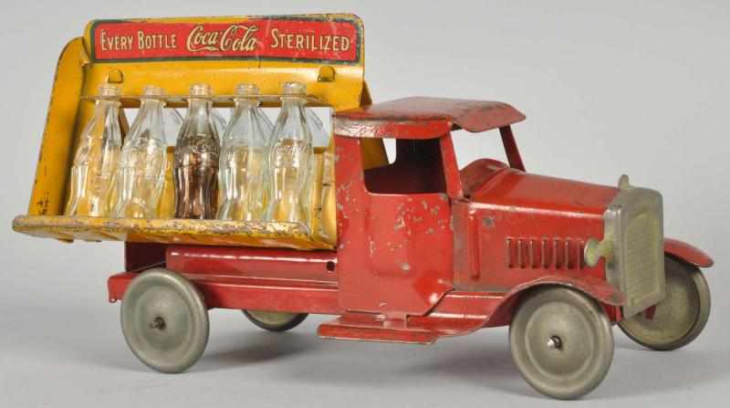 Appraisal: Coca-Cola Metalcraft Truck Circa Metal wheels General overall paint chips