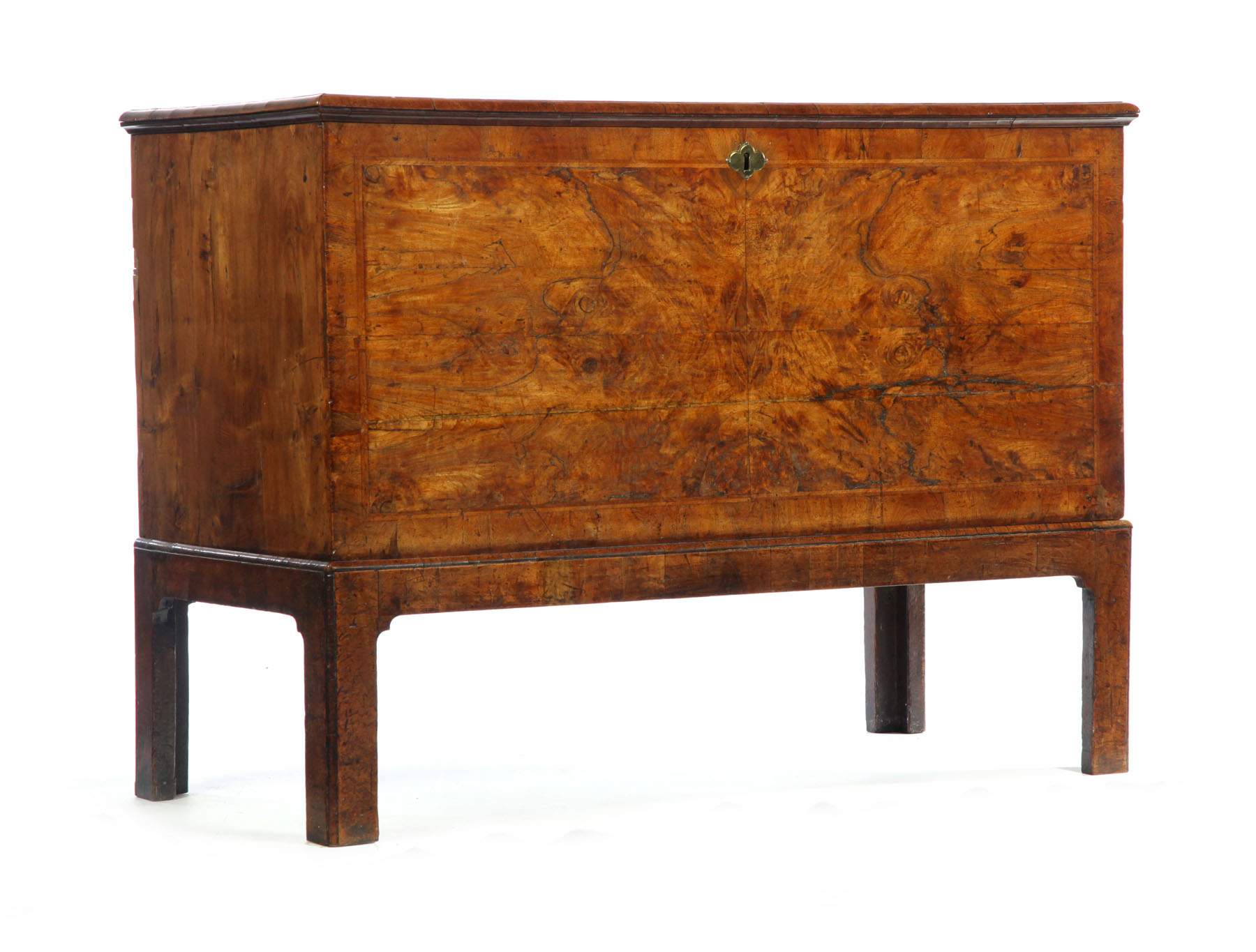 Appraisal: COFFER ON STAND England or Continental late th-early th century