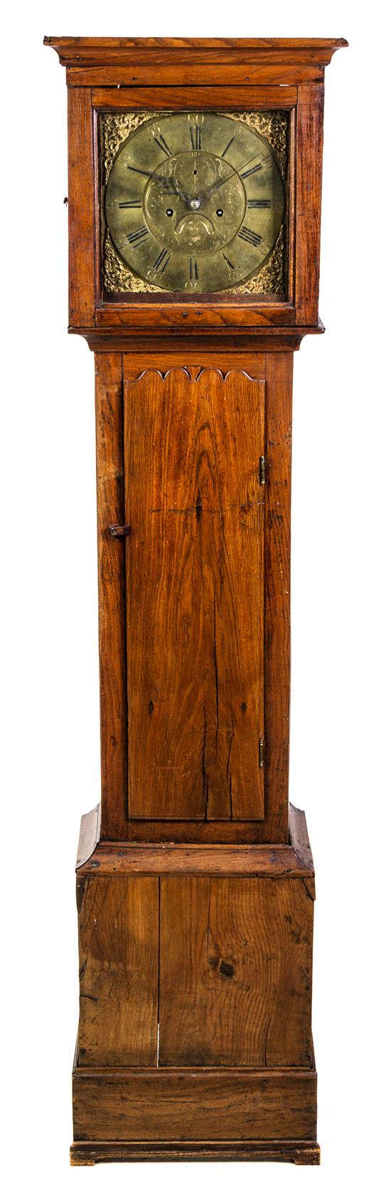 Appraisal: Sale Lot A Welsh Oak Tall Case Clock john minshul