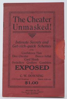 Appraisal: Downing C W The Cheater Unmasked Intimate Secrets and Get-rich-quick