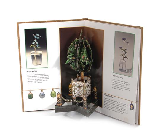 Appraisal: Faberge wine and flower-related pop-up books Kelly Margaret Kelly and