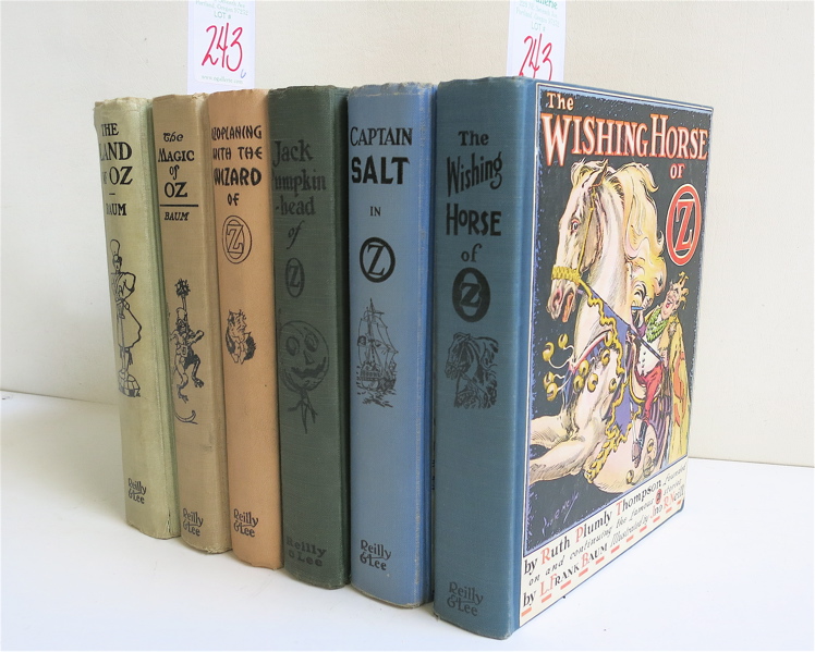 Appraisal: SIX OZ BOOKS The Land of Oz The Magic of