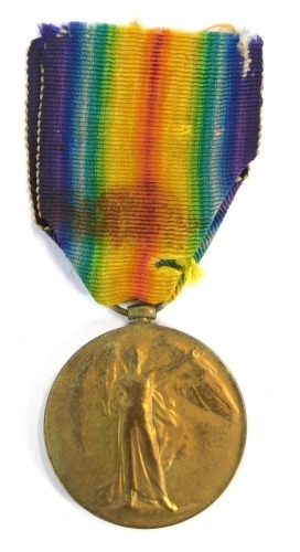 Appraisal: A Victory Medal awarded to Pte Frank Webster Durham Light