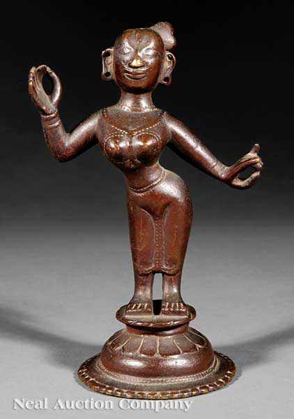 Appraisal: An Indian Bronze Figure of Radha th th c probably