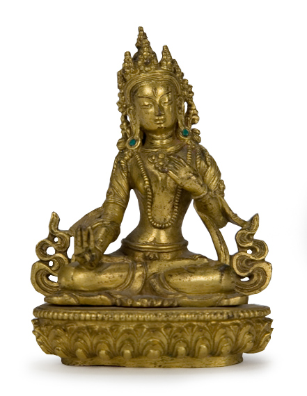 Appraisal: Nepalese Gilt-Bronze Figure of Sitatara Estimate -