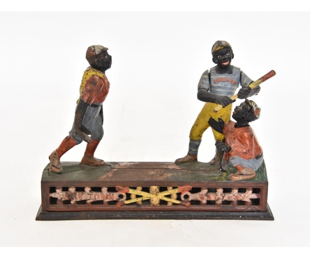 Appraisal: Mechanical bank 'Dark Town Battery' by J E Stevens Co