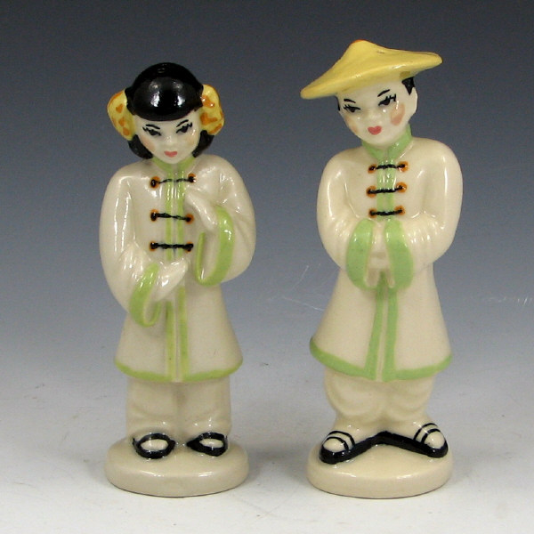 Appraisal: Ceramic Arts Studio Chinese Couple S P - Mint Pair