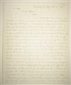 Appraisal: CIVIL WAR--CONFEDERATE Clayton Alexander M Letter to Jefferson Davis hoping