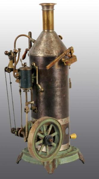 Appraisal: Robust Vertical German Steam Engine Description Falk or Schoenner This