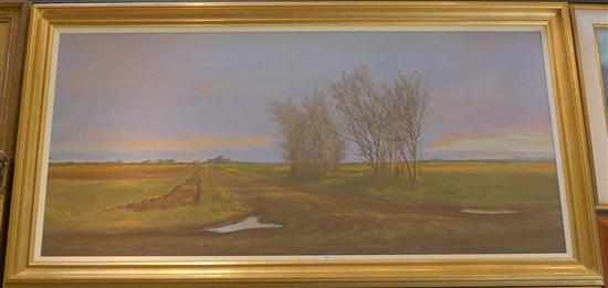 Appraisal: TONY IRVING COUNTRY ROAD WINTER OIL ON CANVAS