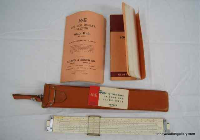 Appraisal: K E Slide Rule Mod w Case BooksFrom an estate