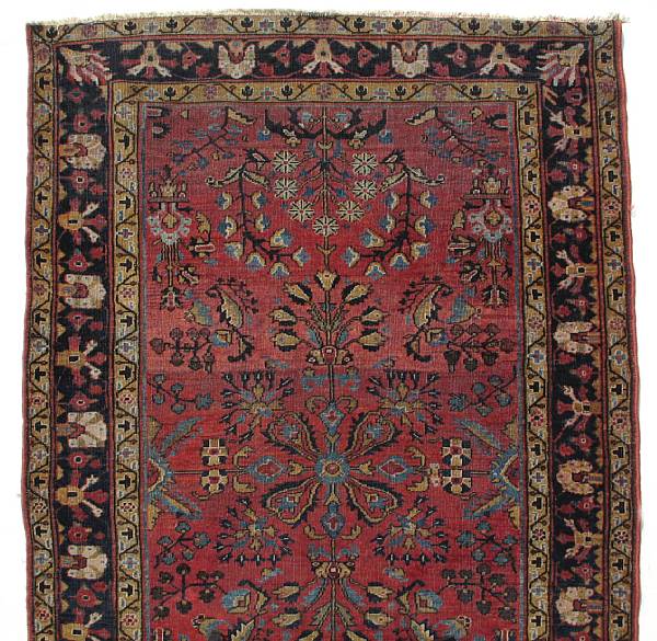 Appraisal: A Sarouk rug size approximately ft in x ft in