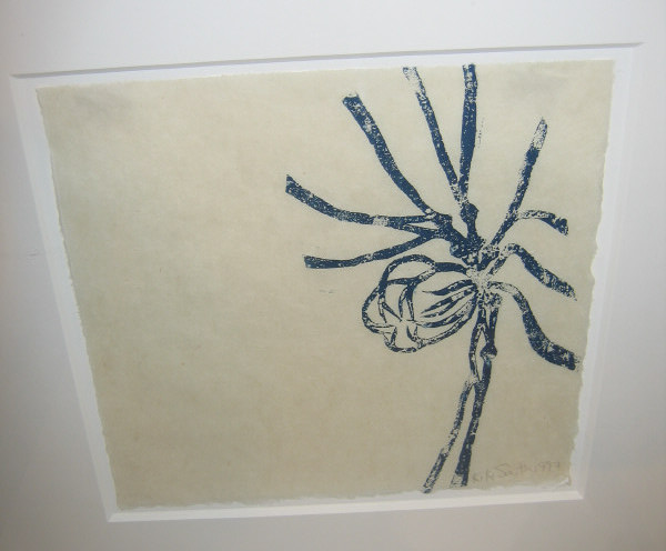 Appraisal: KIKI SMITH AMERICAN B Flower color lithograph signed and dated