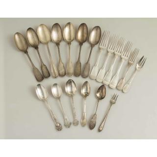 Appraisal: Assorted Shreve Silver Flatware pieces assorted Shreve silver flatware comprising