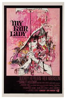 Appraisal: My Fair Lady Warner Bros One sheet x Musical starring