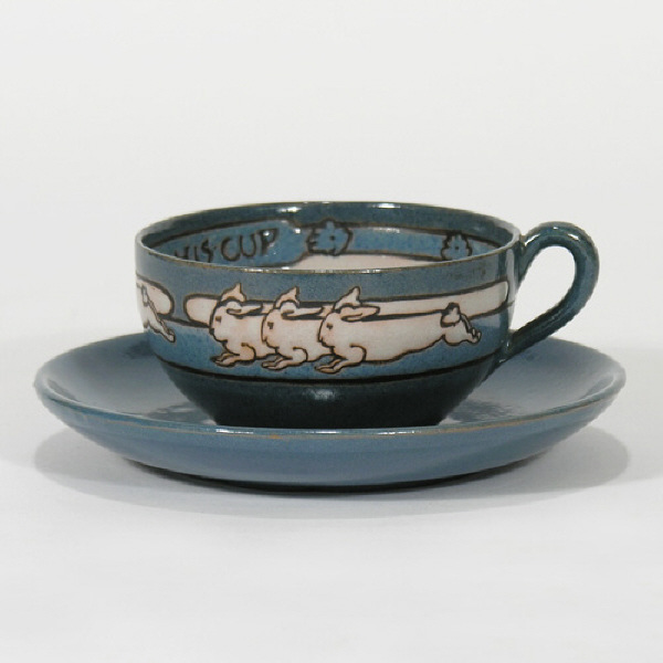 Appraisal: Saturday Evening Girls Paul Revere Pottery cup and saucer with