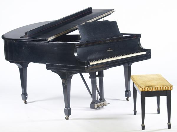 Appraisal: STEINWAY SONS - Model M medium Grand piano with ivory