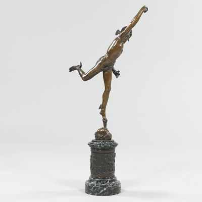 Appraisal: Bronze Sculpture of Mercury after Giovanni de Bologne Cast bronze