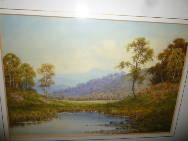 Appraisal: EDWARD HORACE THOMPSON - View in the Lake District watercolour