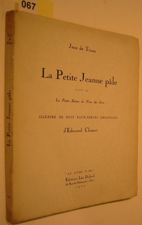 Appraisal: CHIMOT EDOUARD Tinan Jean de La Petite Jeanne p le