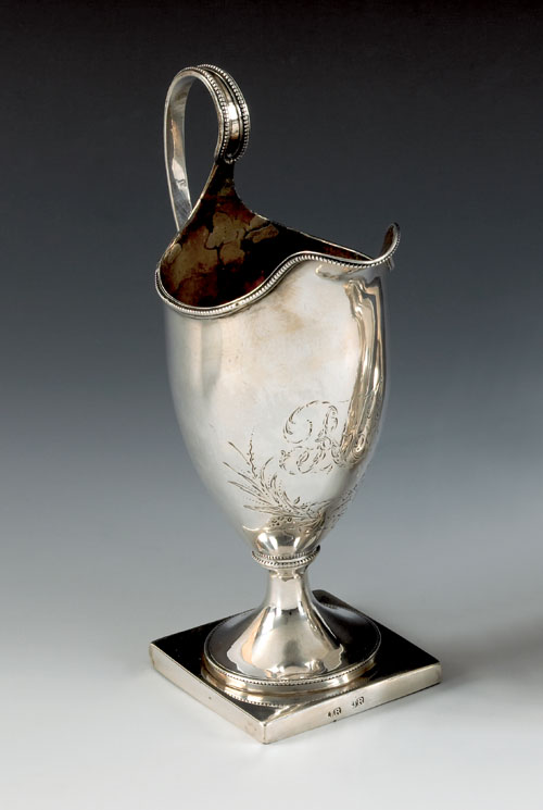 Appraisal: Philadelphia silver creamer ca bearing the touch of Joseph Richardson