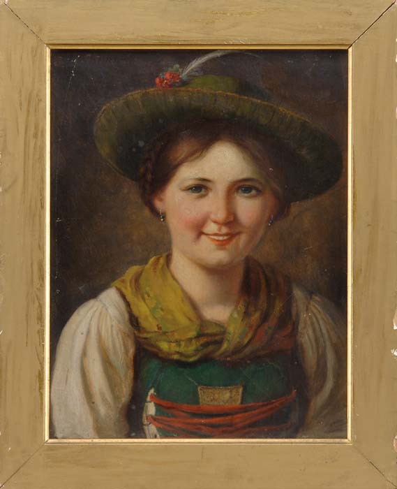 Appraisal: LUDWIG DOMINIK KOHRL German - PORTRAIT OF A YOUNG GERMAN