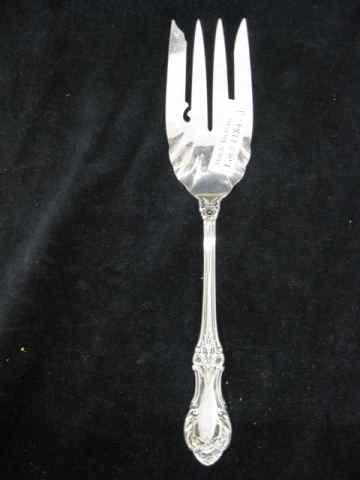 Appraisal: Sterling Silver Buffet Fork ''Wild Rose'' by International '' no