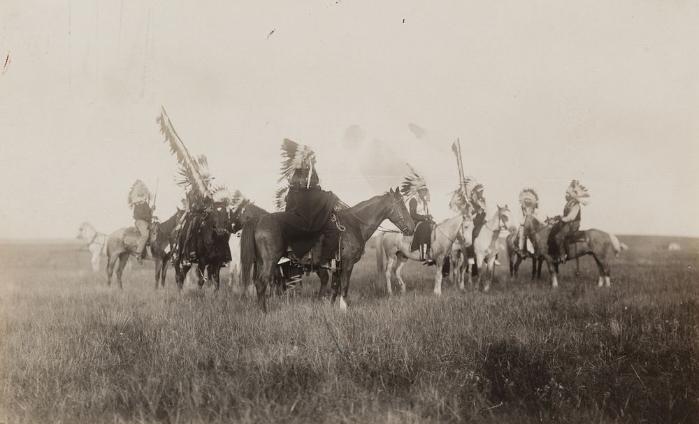 Appraisal: Edward Curtis Untitled Ogalala - Sioux ca Edward S Curtis