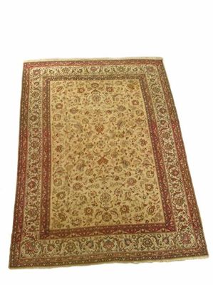 Appraisal: A Kashan area carpet west Persia c - x in