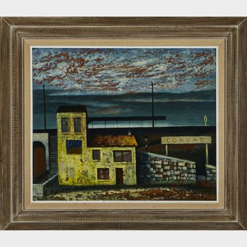 Appraisal: Daniel O Neill - CONVAD Oil on masonite board signed