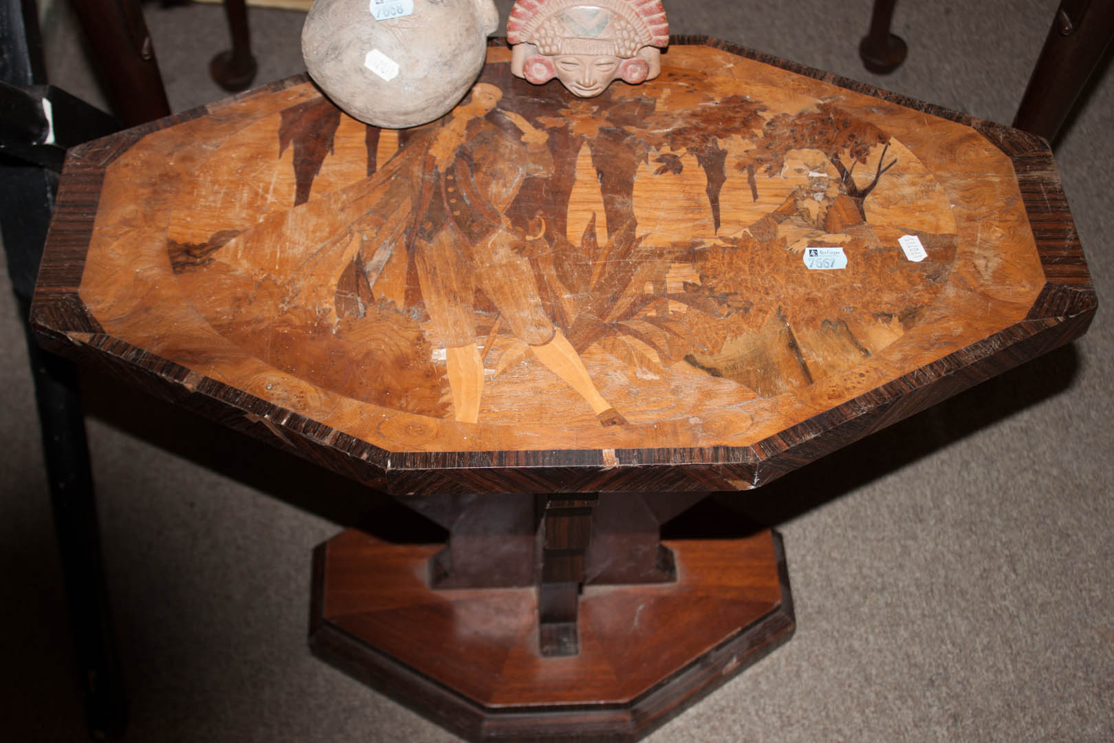 Appraisal: Inlaid table