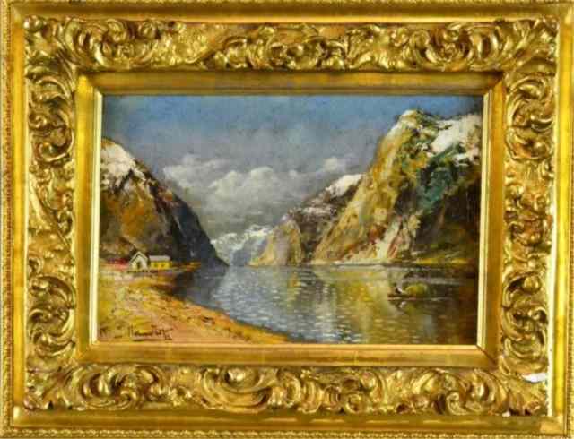 Appraisal: JOHANN HOLMSTEDT OIL PAINTING ON CANVASJohann Holmstedt - Swedish early