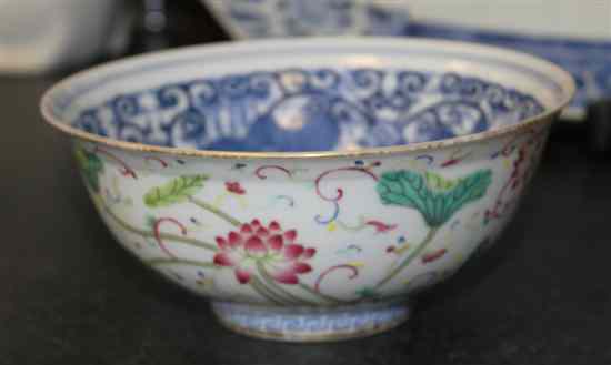 Appraisal: A Chinese famille rose deep bowl Guangxu mark but later