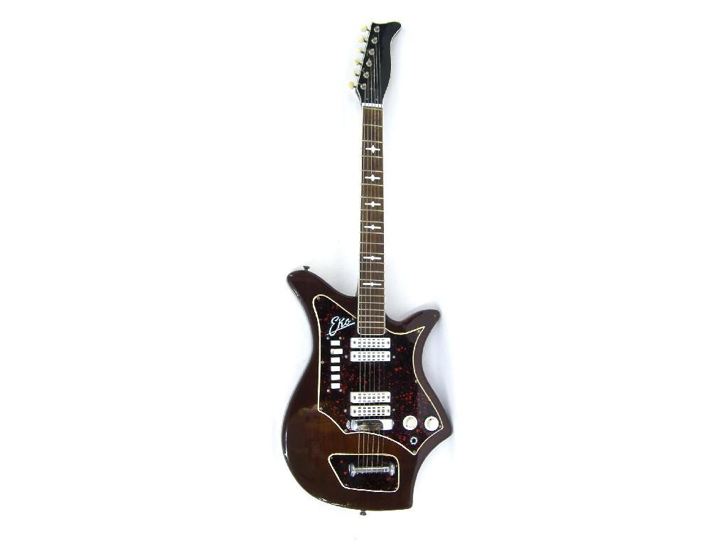 Appraisal: Eko - V electric guitar circa s fret rosewood fingerboard