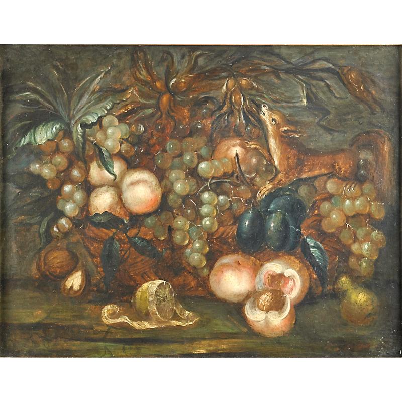 Appraisal: TH C OLD MASTER STYLE STILL LIFE Oil on board