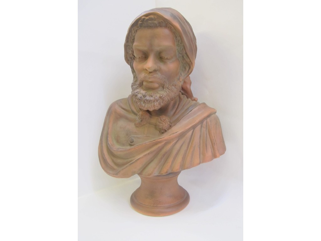 Appraisal: Terracotta bust of a man