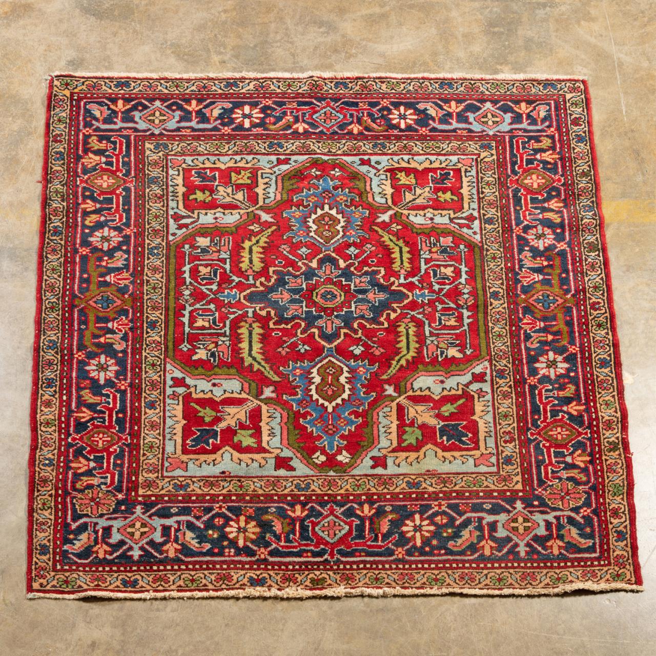 Appraisal: HAND KNOTTED WOOL NORTHWEST PERSIAN RUG X Hand knotted wool