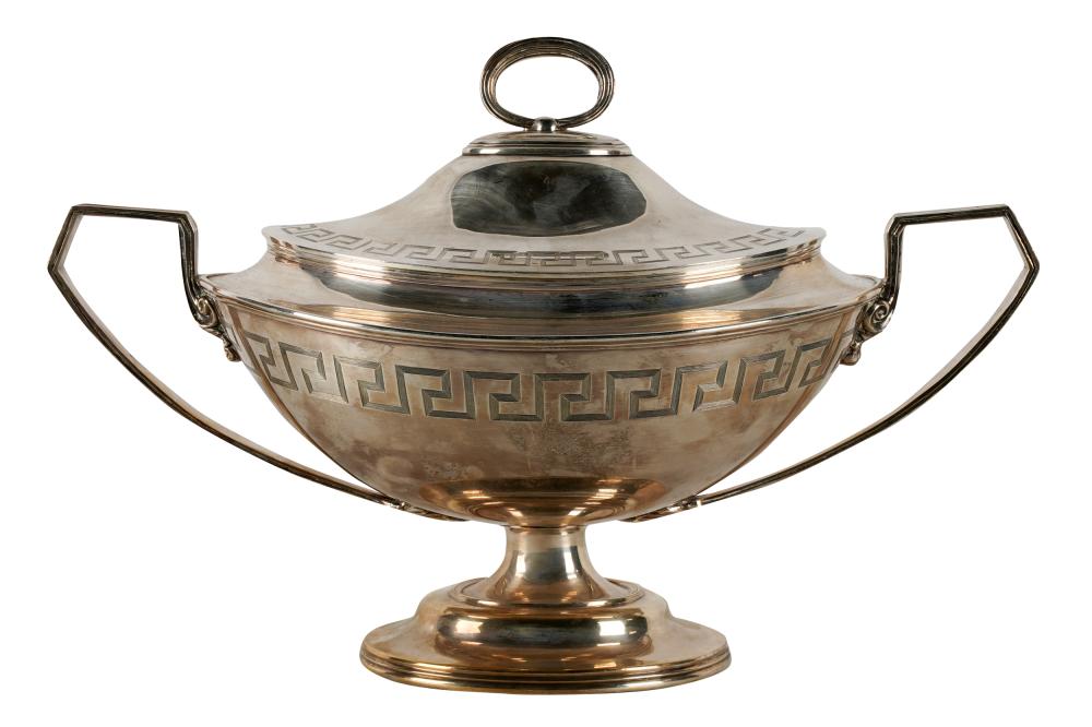 Appraisal: WALKER HALL SHEFFIELD SILVERPLATE COVERED URNProvenance The Estate of Dr