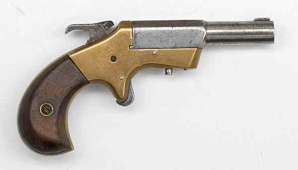 Appraisal: US Stevens Single Shot Pistol caliber '' octagonal-to-round barrel S