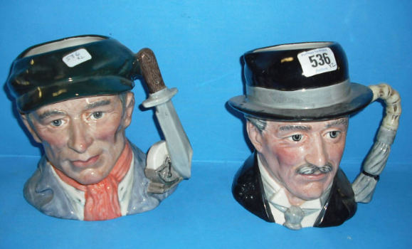 Appraisal: Royal Doulton Large Character jugs Little Mester Museum Piece D