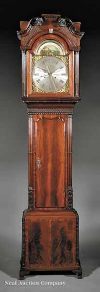 Appraisal: A Late George III Carved Mahogany Tallcase Clock c signed