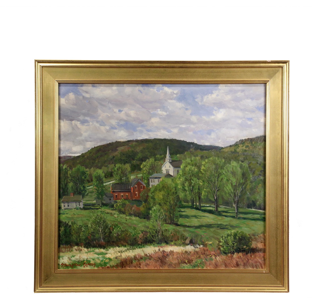 Appraisal: STAPELTON KEARNS MA ME MN - - Swanville Maine oil