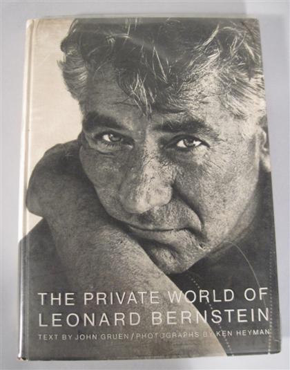 Appraisal: vol Gruen John The Private World of Leonard Bernstein New