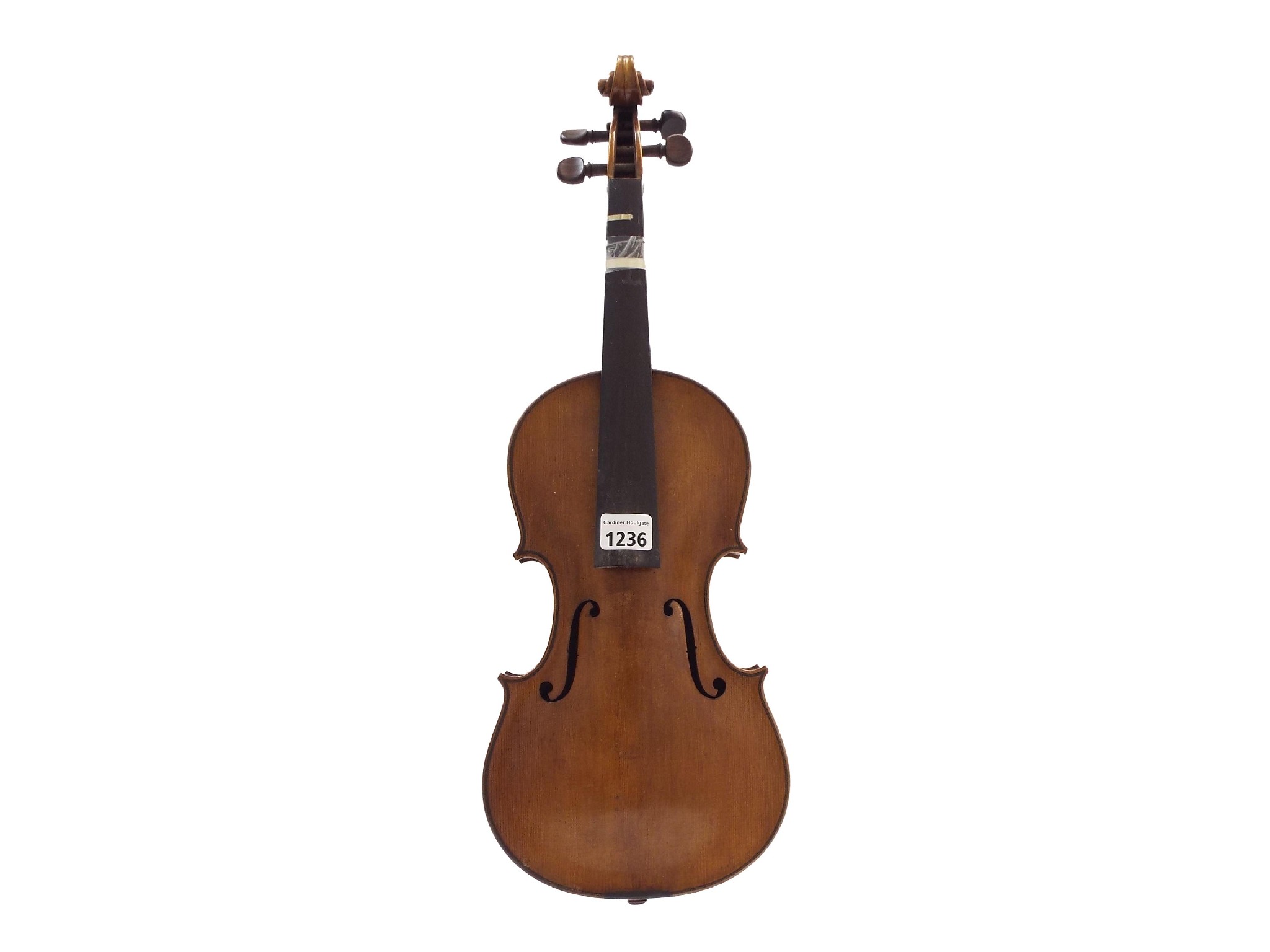 Appraisal: Three-quarter size violin of the Schmidt School cm