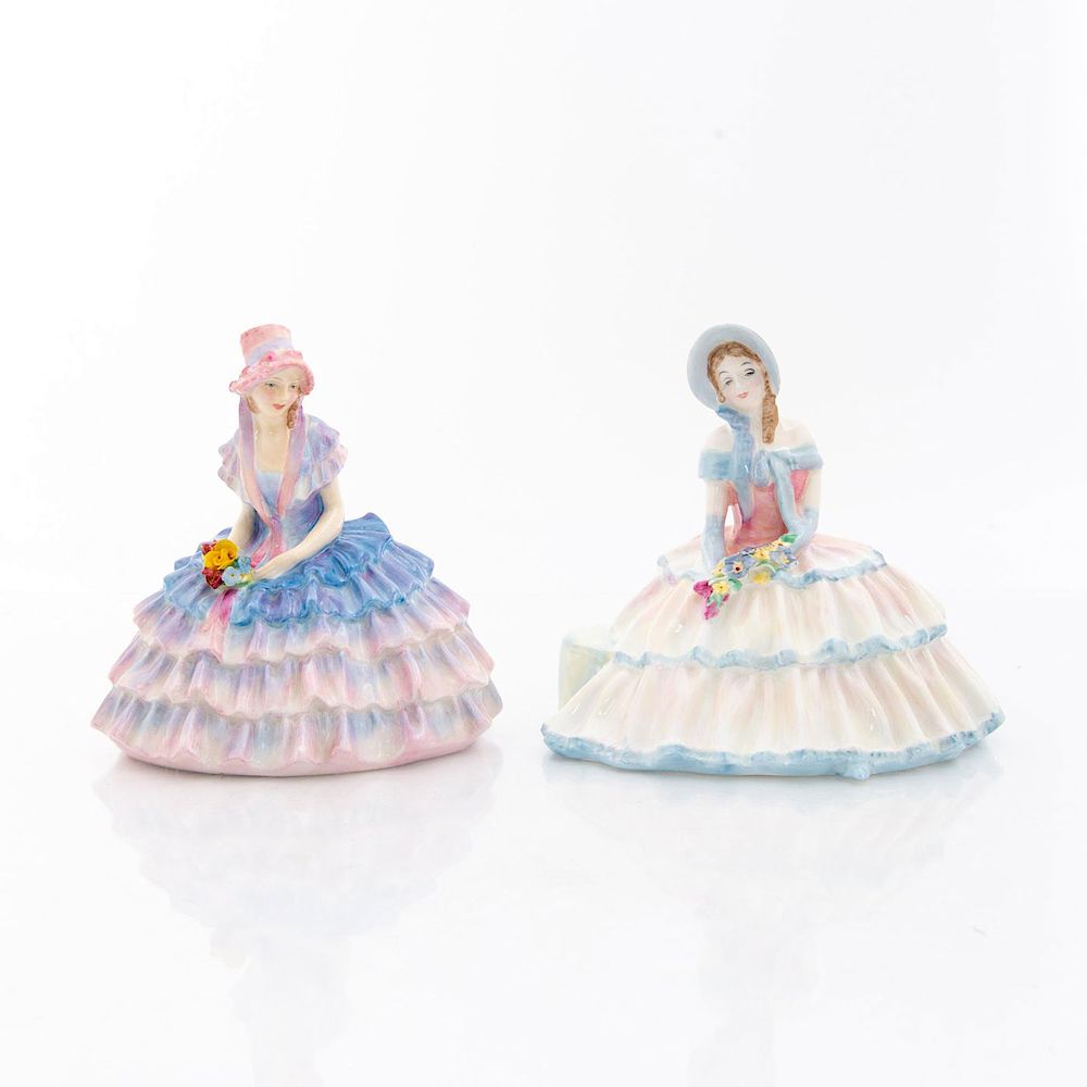 Appraisal: PAIR OF ROYAL DOULTON CERAMIC FIGURINES Daydreams HN Chloe HN