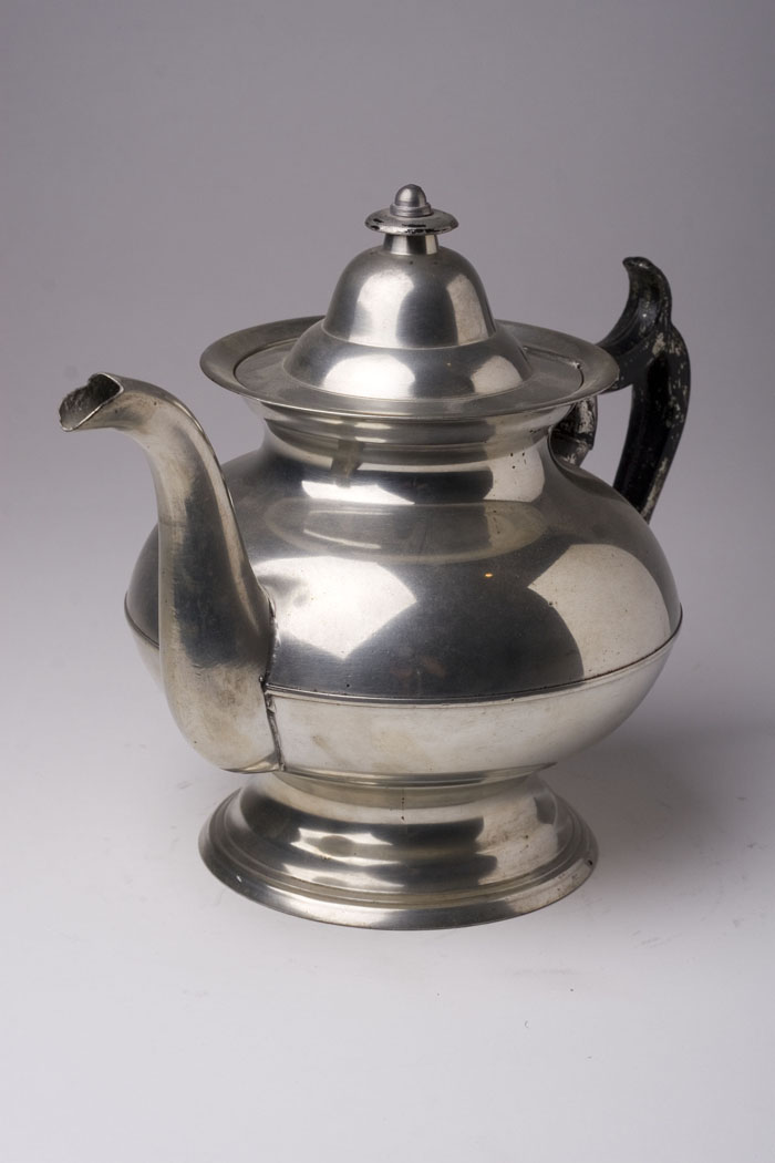 Appraisal: PEWTER TEAPOT GEORGE RICHARDSON D Boston Massachusetts circa - Cranston