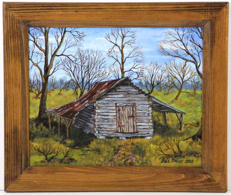 Appraisal: Bill Price NC ''Ole Storage''acrylic on artist's board signed lower