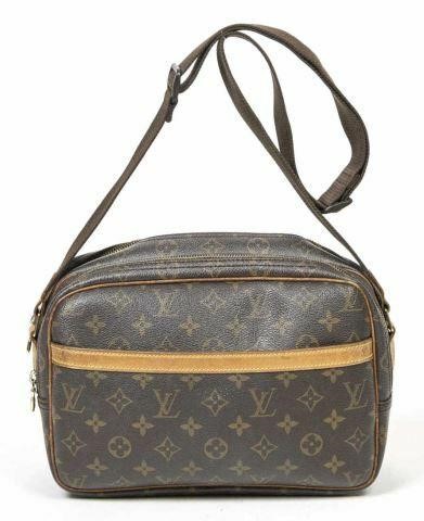 Appraisal: Louis Vuitton Reporter PM crossbody bag in monogram coated canvas