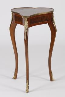 Appraisal: Marquetry inlaid occasional table h Mid to late th century